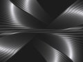 Abstract background with metal waves