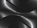 Abstract background with metal waves