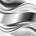 Abstract background, metallic silver vector Royalty Free Stock Photo
