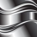 Abstract background, metallic silver vector Royalty Free Stock Photo