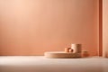 Abstract background minimal style for product branding. Mock up scene and empty space Royalty Free Stock Photo