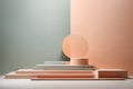Abstract background minimal style for product branding. Mock up scene and empty space Royalty Free Stock Photo