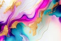 abstract background of mixed multicolored paints. Generative AI Royalty Free Stock Photo
