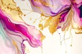 abstract background of mixed multicolored paints. Generative AI Royalty Free Stock Photo