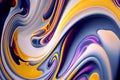 abstract background of mixed multicolored paints. Generative AI Royalty Free Stock Photo