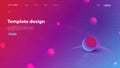Abstract background modern design. Landing Page. Template for websites or apps.Vector Royalty Free Stock Photo