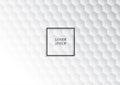 Abstract background with monochrome hexagonal pattern Royalty Free Stock Photo