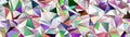 Abstract background, mosaic triangulated