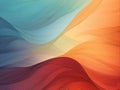 abstract background multi-colored wave stripes, blue, orange, red Royalty Free Stock Photo