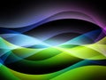 Abstract background with multi-coloured lines Royalty Free Stock Photo