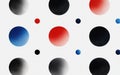 Abstract Background with Multicolored Circles and Gradient Texture. Generative AI Royalty Free Stock Photo