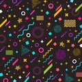 Abstract background with multicolored geometric shapes