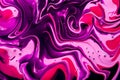 Abstract background of multicolored liquid paint swirls Royalty Free Stock Photo