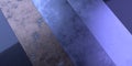 Abstract background of multicolored metal and carbon sheets in blue lighting. 3D-visualization