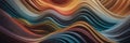 Abstract background of multicolored waves