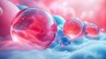 Abstract background, multicored liquid glass shapes, modern art wallpaper