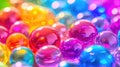 Abstract background, multicored liquid glass shapes, modern art wallpaper