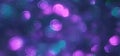 Abstract background natural festive purple green bokeh