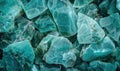 abstract background with the natural texture of raw amazonite semi-gemstones Royalty Free Stock Photo