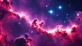 Abstract background with nebulas stars and galactics, science fiction cosmic wallpaper