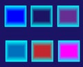 Abstract background neon bright color squares Royalty Free Stock Photo