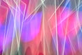 Abstract background with neon lights in fast motion blur and coloured futuristic frame concept. Digital design, empty copy space Royalty Free Stock Photo