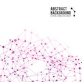 Abstract background network connect concept - vector