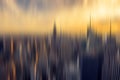 Abstract background New York panorama