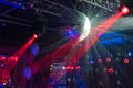 Abstract background from a night club. party lights disco ball Royalty Free Stock Photo