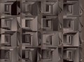 Abstract background. Noise structure with gray tiles Royalty Free Stock Photo