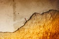 Abstract background of old breaking down wall Royalty Free Stock Photo