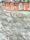 Abstract Background with Old Brick Wall. Vintage texture of brickwork. Close up Royalty Free Stock Photo