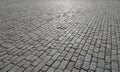 Abstract background of old cobblestone pavement Royalty Free Stock Photo