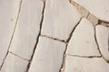 Abstract background of old marble cobblestone pavement. Royalty Free Stock Photo