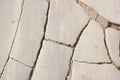 Abstract background of old marble cobblestone pavement.