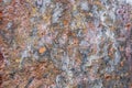 Abstract background. Old shabby rusty metal wall. Shabby, cracked vintage paint. Grunge background Royalty Free Stock Photo