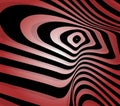 Abstract background with optical illusion effect Royalty Free Stock Photo