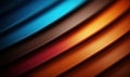 abstract background with orange and blue stripes. illustration. Royalty Free Stock Photo