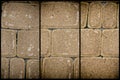 Abstract background of orange tile brick wall. Texture surface of stone wall Royalty Free Stock Photo