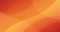Abstract background with overlapping orange and yellow translucent shapes creating a smooth gradient. Royalty Free Stock Photo