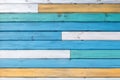 Abstract background of painted boards