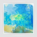 Abstract background with pastel colored Triangular Polygo