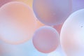 Abstract background with pastel colors with oil circles water surface.