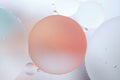 Abstract background with pastel colors with oil circles water surface. Royalty Free Stock Photo