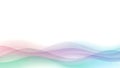 Abstract pastel gradient waves background color soft light desig Royalty Free Stock Photo
