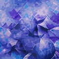 Abstract background pattern in glitch style design for brochure, web site backdrop and other business projects. Blue and purple Royalty Free Stock Photo