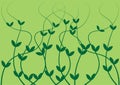 Abstract background pattern of vines