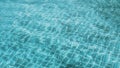 Abstract background Patterns Ripped water Surface swimming pool Light Reflection Vibrant blue green Royalty Free Stock Photo