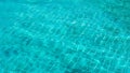 Abstract background Patterns Ripped water Surface swimming pool Light Reflection Vibrant blue green Royalty Free Stock Photo