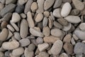Abstract background with pebbles round sea stones Royalty Free Stock Photo